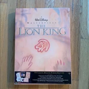Rare Sealed Lion King Deluxe VHS Collection